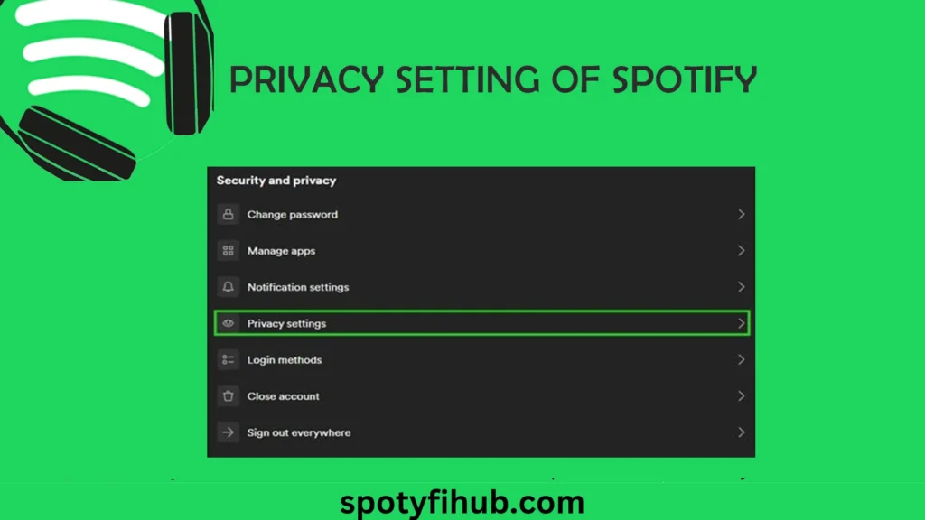 provacy settings to remove followers on spotify